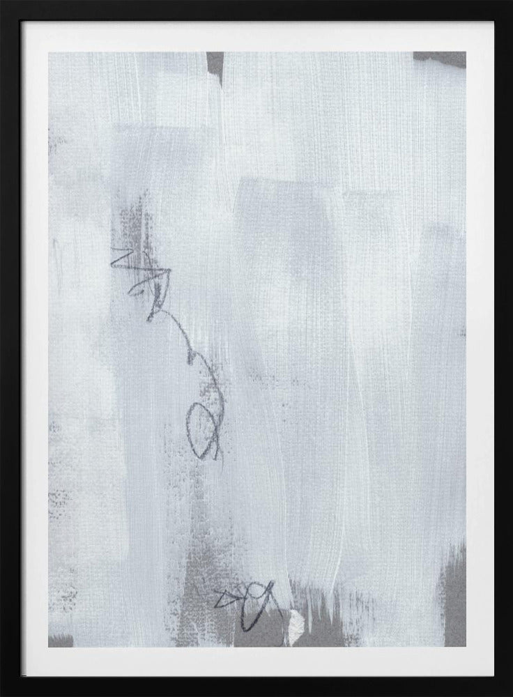 Echoes in White and Graphite | Poster