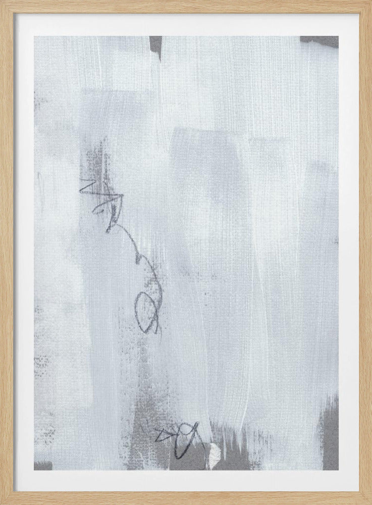Echoes in White and Graphite | Poster