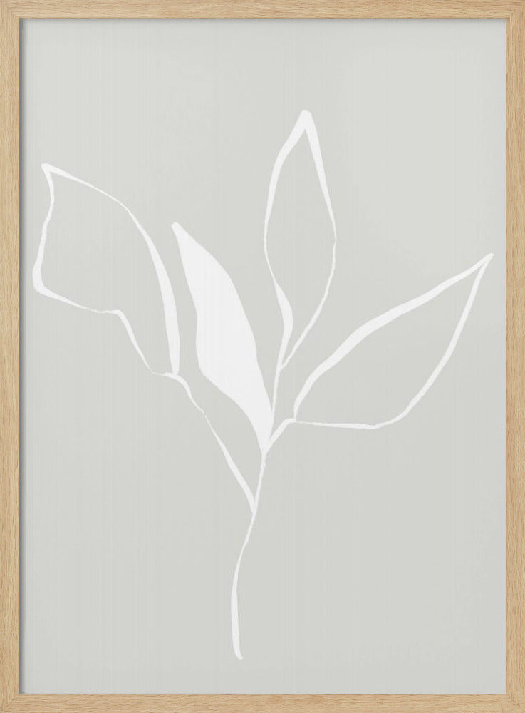 Flüstern der Natur mit weicher Blume | Poster