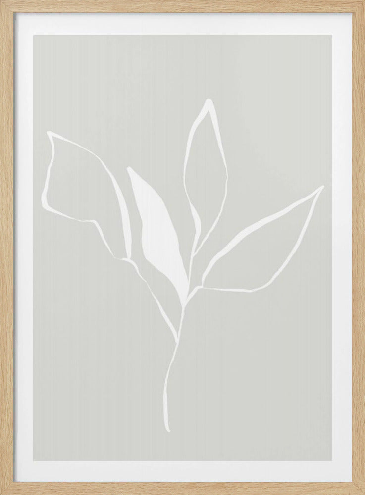 Flüstern der Natur mit weicher Blume | Poster