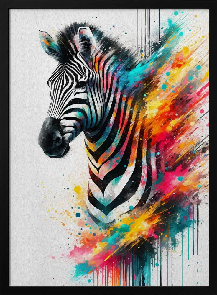 Colorful Zebra | Poster