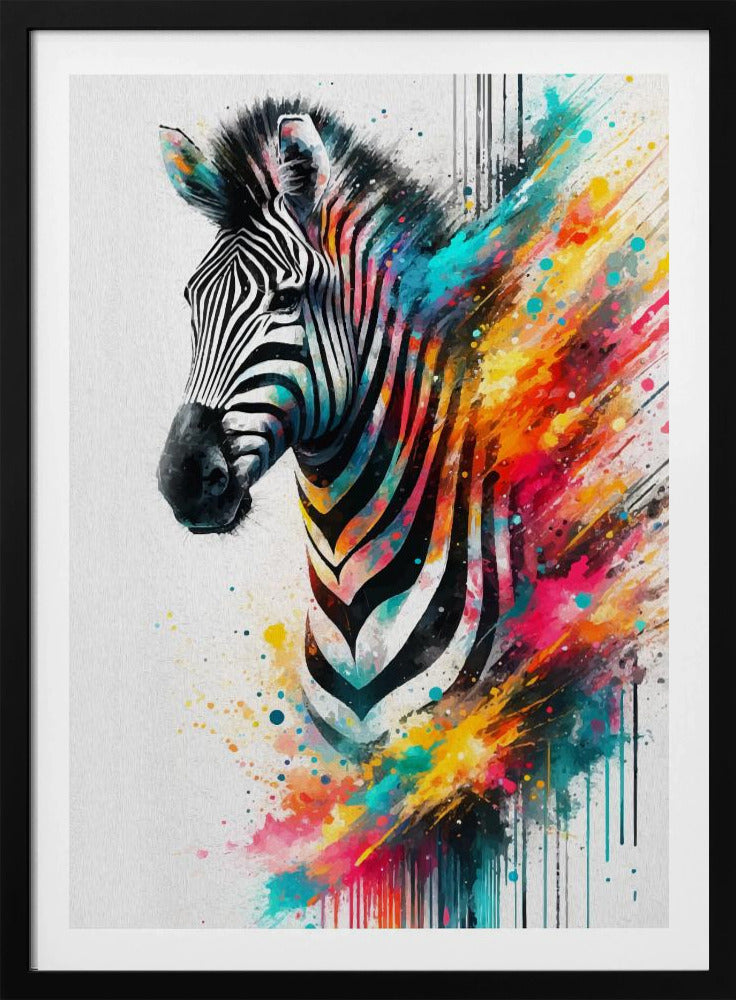 Colorful Zebra | Poster