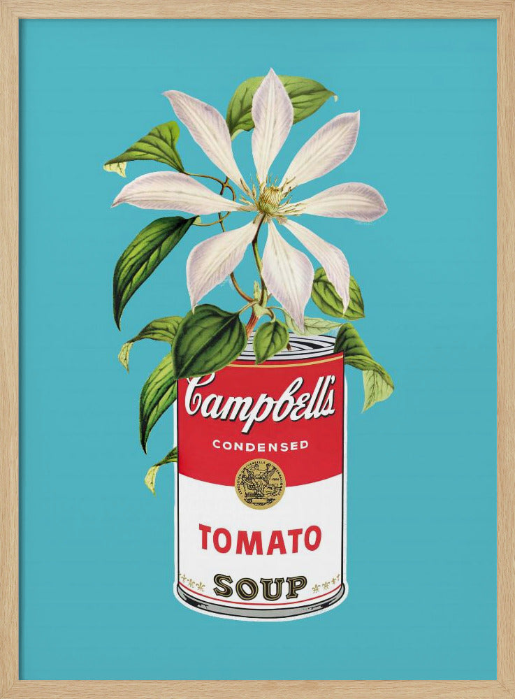 Campbells und Blumen | Poster