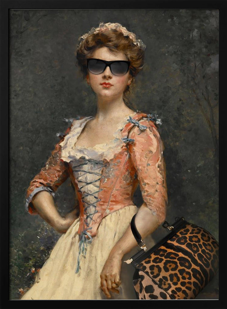 Vintage Chic Mädchen | Poster
