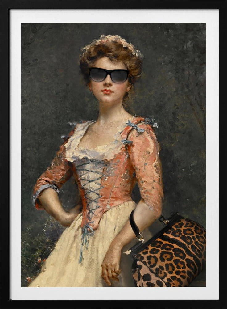 Vintage Chic Mädchen | Poster