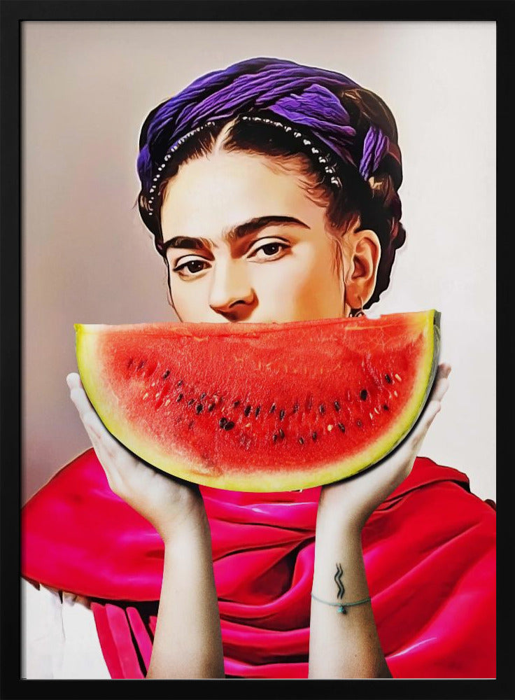 Wassermelonen-Frida | Poster