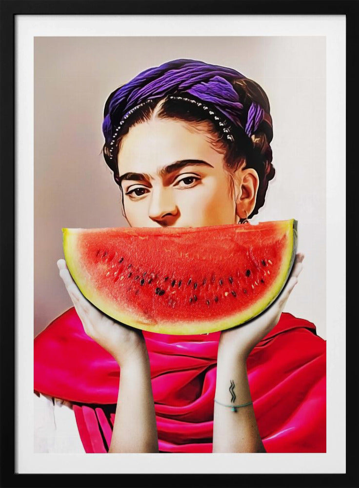 Wassermelonen-Frida | Poster