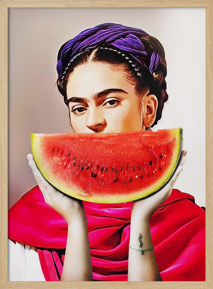 Wassermelonen-Frida | Poster