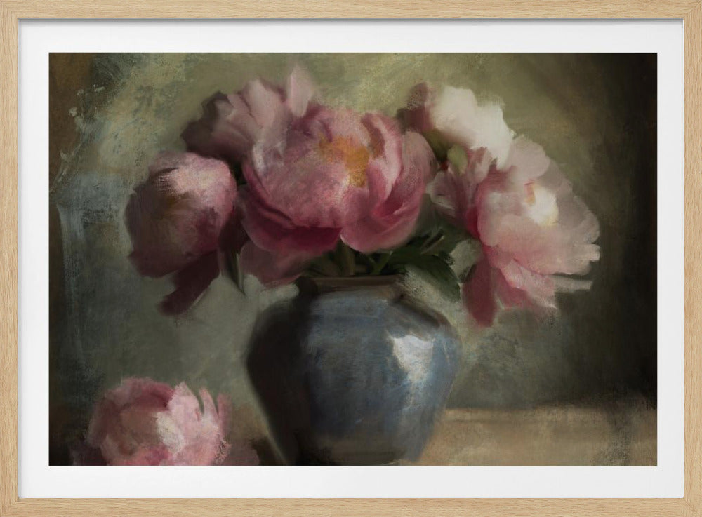 Pivoines En Rose | Poster