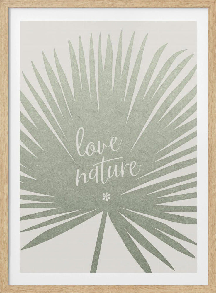 Liebe die Natur | Poster