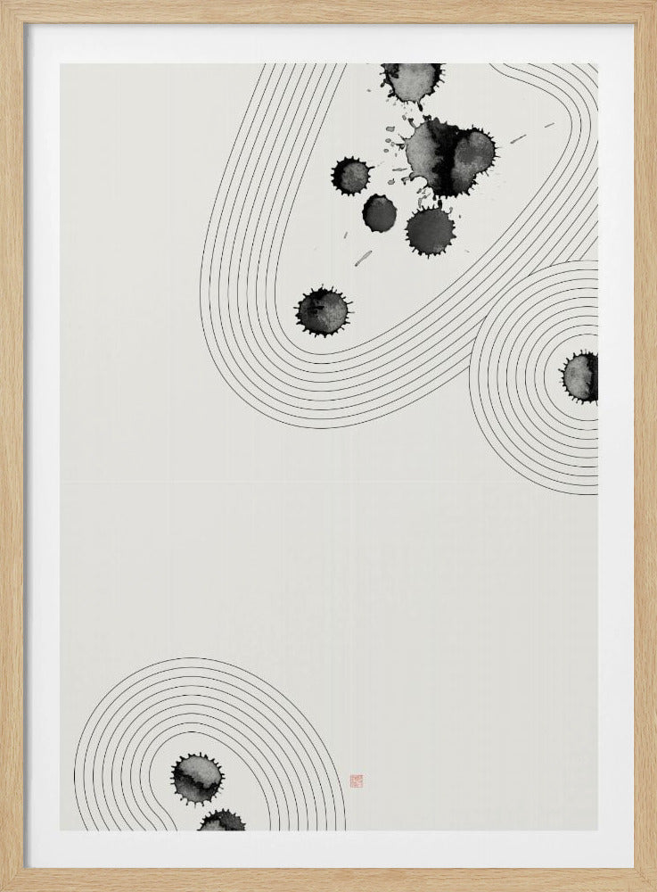 Zufälliger Zen-Garten Nr. 3 | Poster