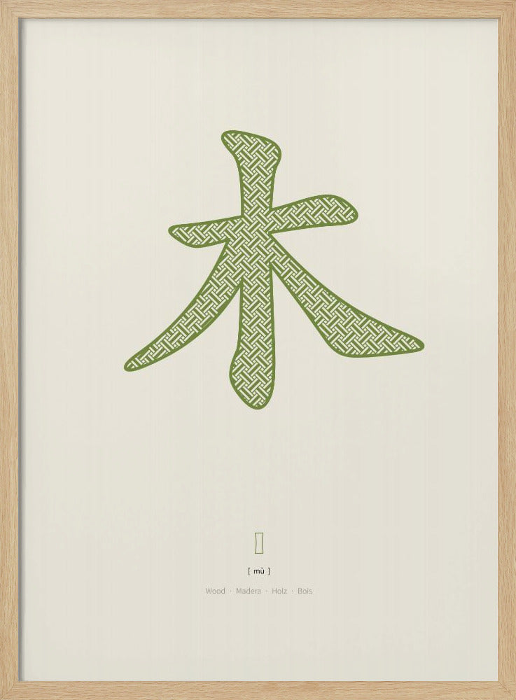 Holz | 木 | Mu | Poster