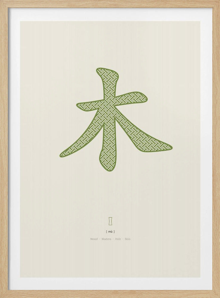 Holz | 木 | Mu | Poster