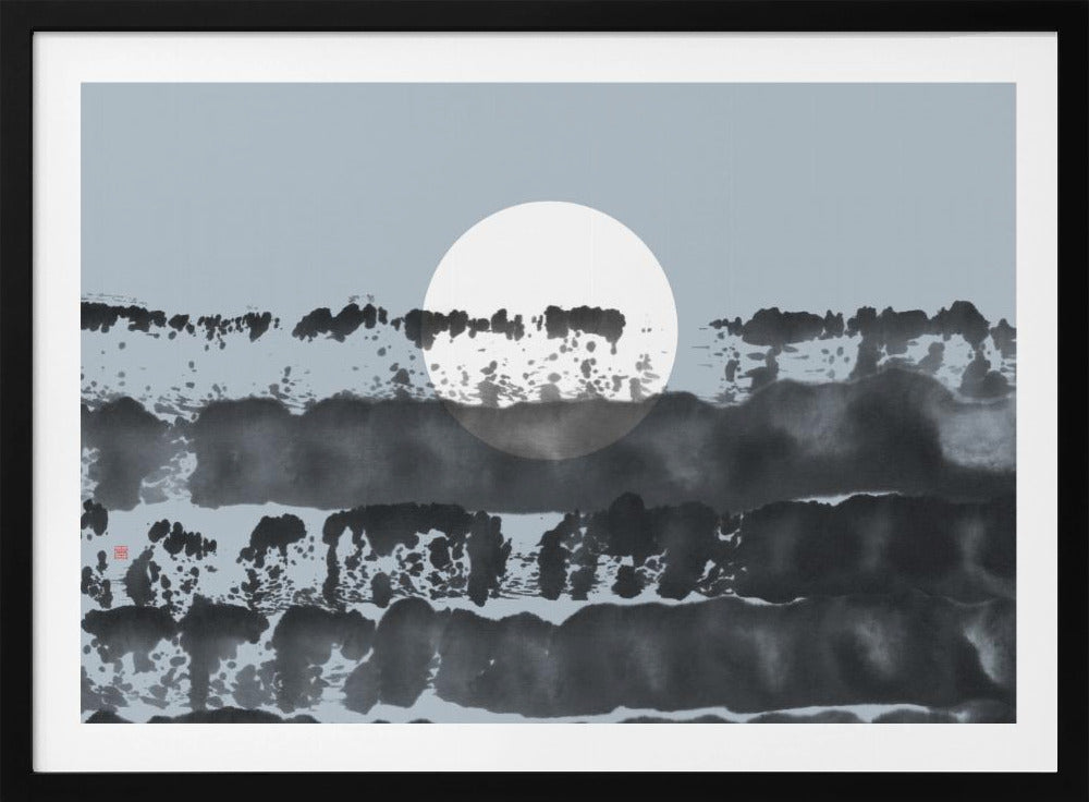 Hidden Moon Nr. 5 | Hinter dem Horizont | Poster