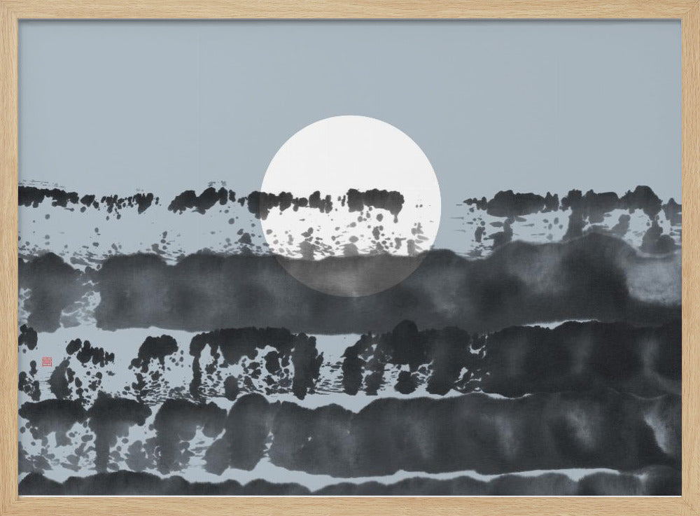 Hidden Moon Nr. 5 | Hinter dem Horizont | Poster