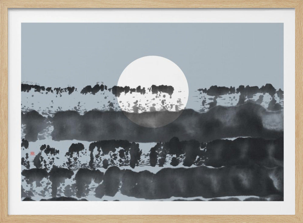 Hidden Moon Nr. 5 | Hinter dem Horizont | Poster