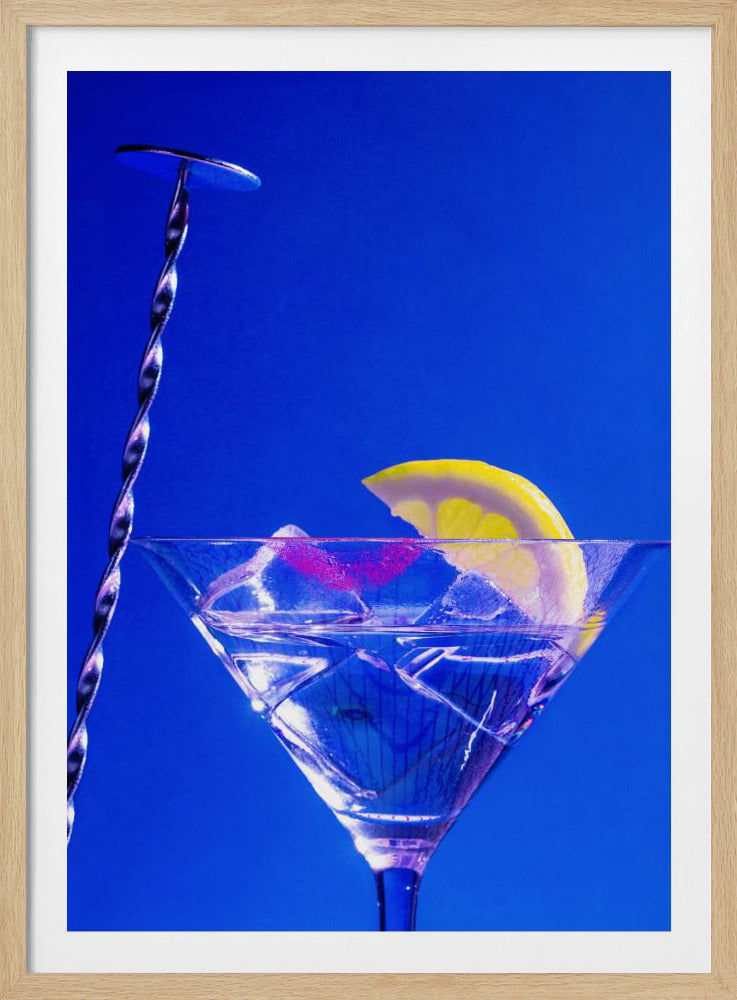 Zitronen-Twist-Martini | Poster