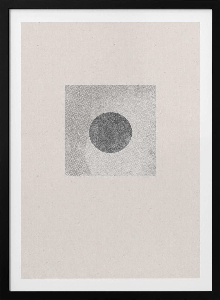 Monochrome Sonnenfinsternis | Poster