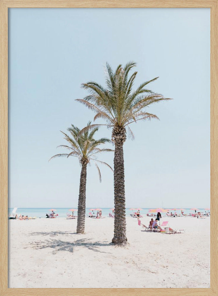 Palme am Strand | Poster