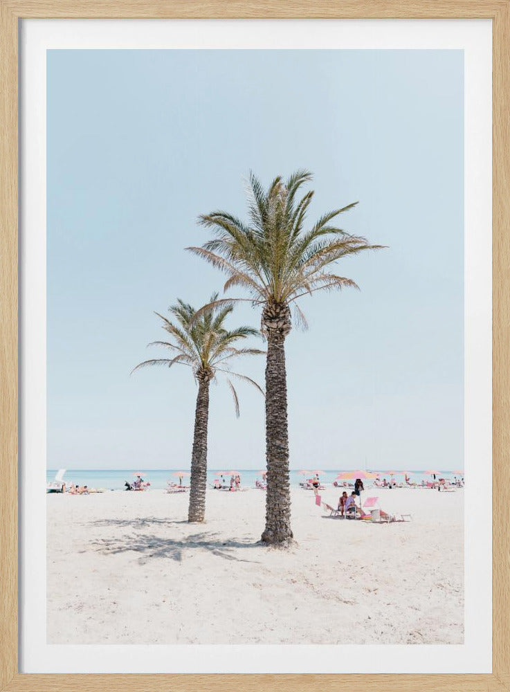 Palme am Strand | Poster
