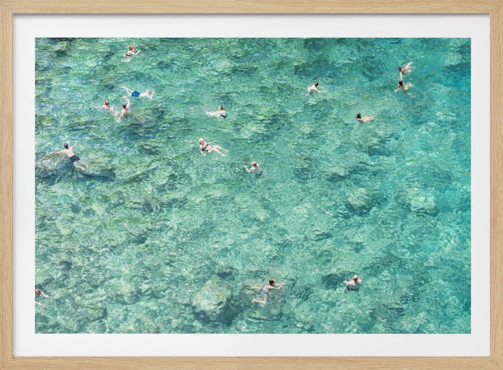 Schwimmen im Meer | Poster