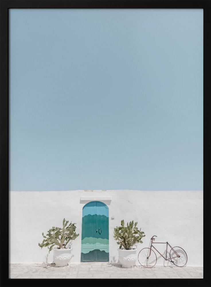 Blaue Tür von Ostuni | Poster