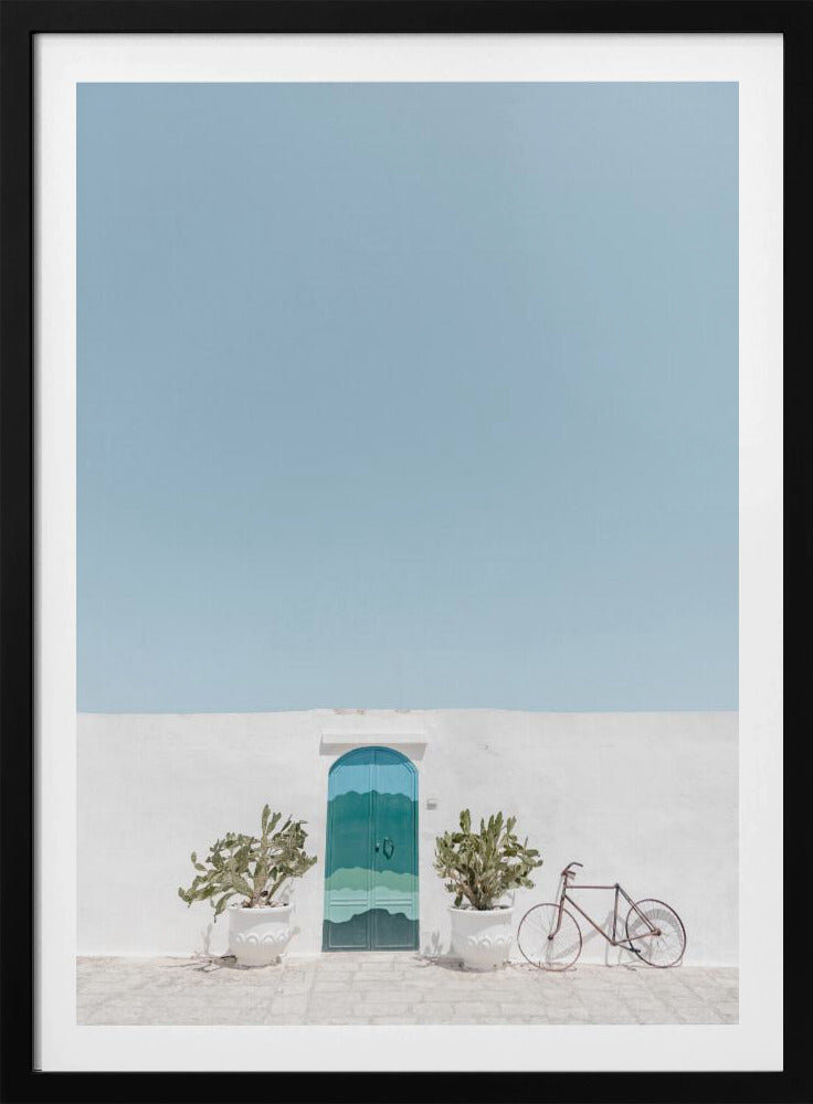 Blaue Tür von Ostuni | Poster