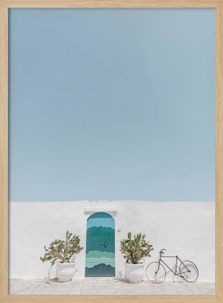 Blaue Tür von Ostuni | Poster