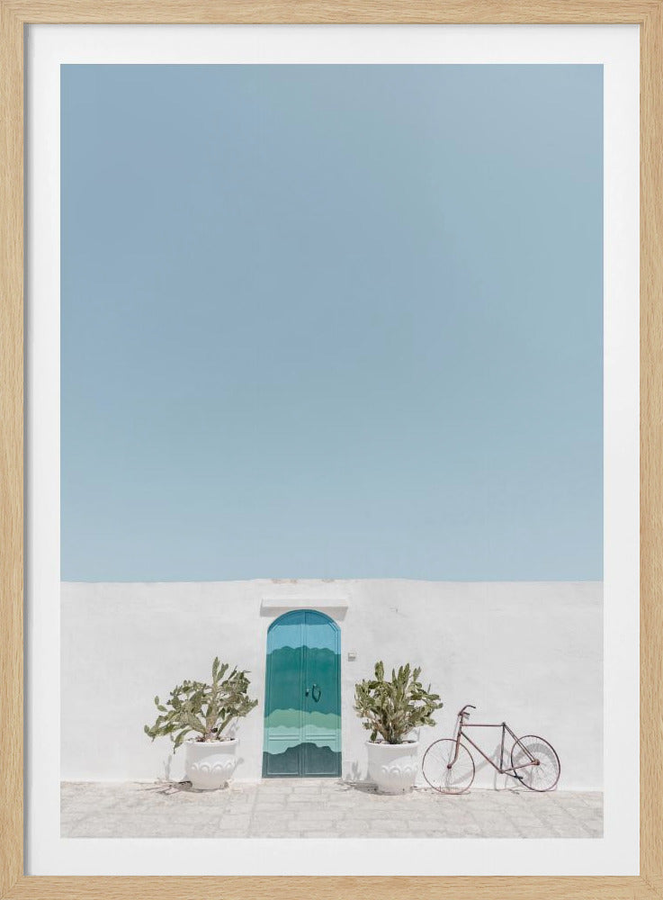Blaue Tür von Ostuni | Poster