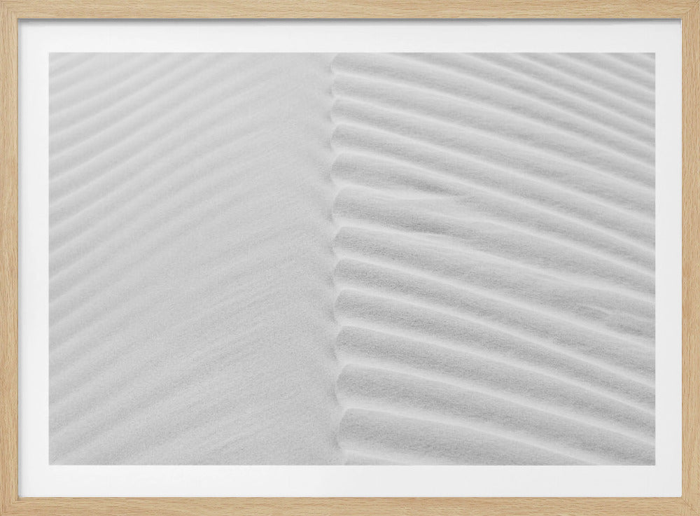 Minimalistische Sanddüne | Poster