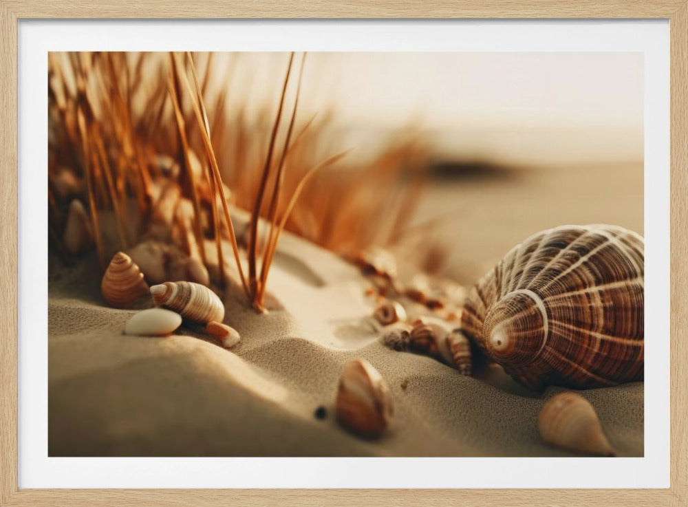 Dunes' Stille Muscheln | Poster