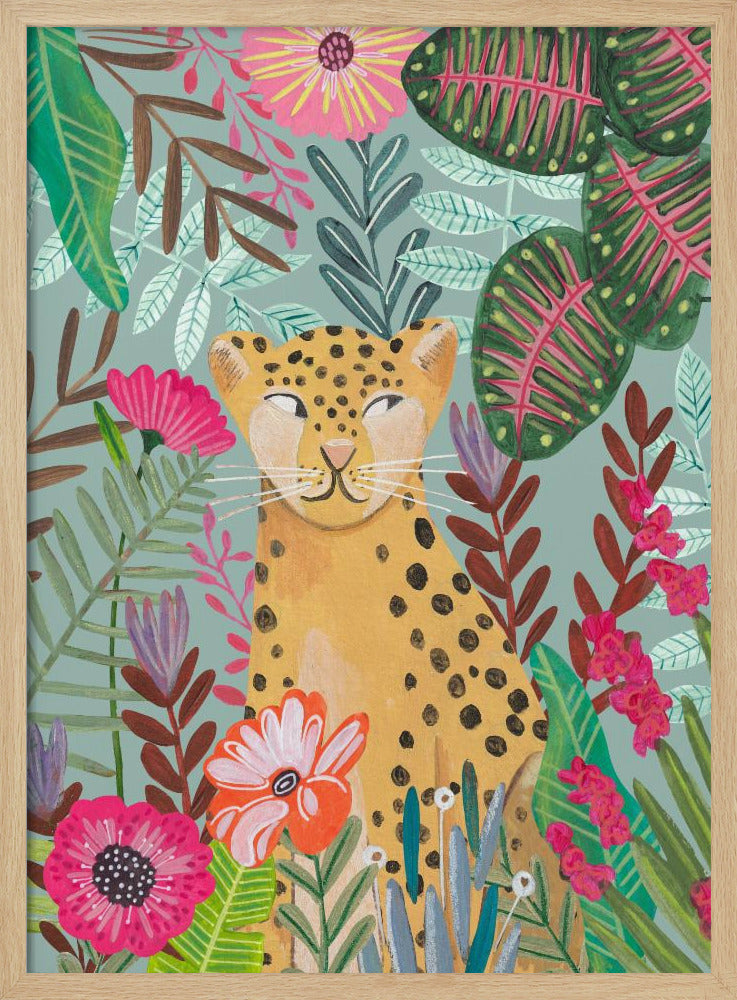 Leopard im Dschungel | Poster
