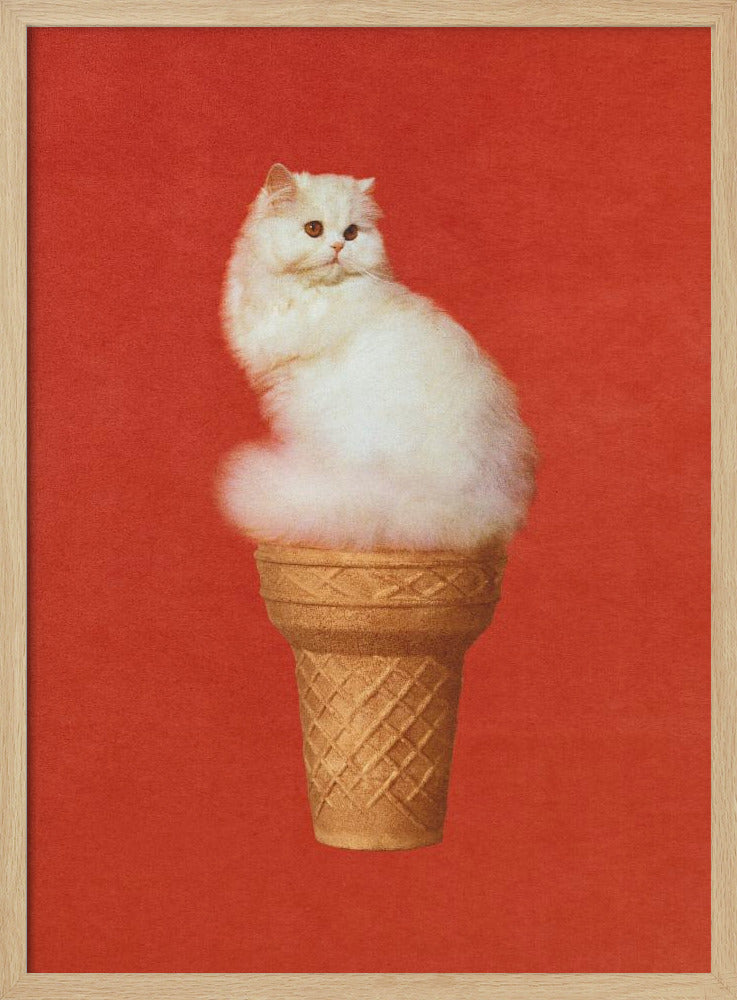 Katzeneis Rot | Poster