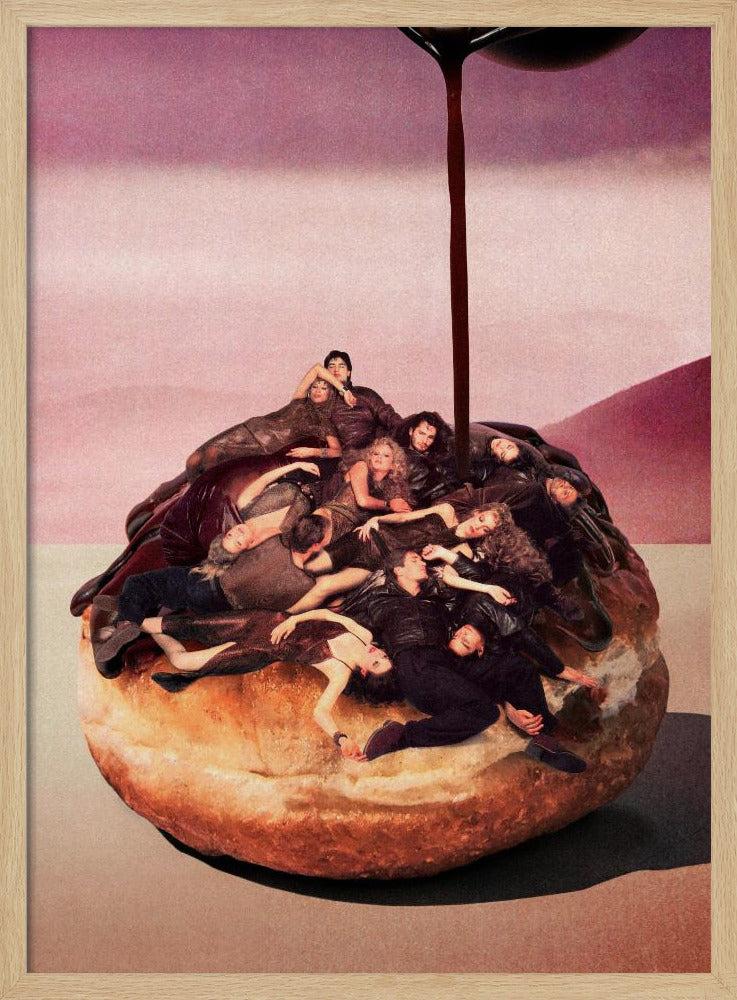 Surrealer dekadenter Donut | Poster