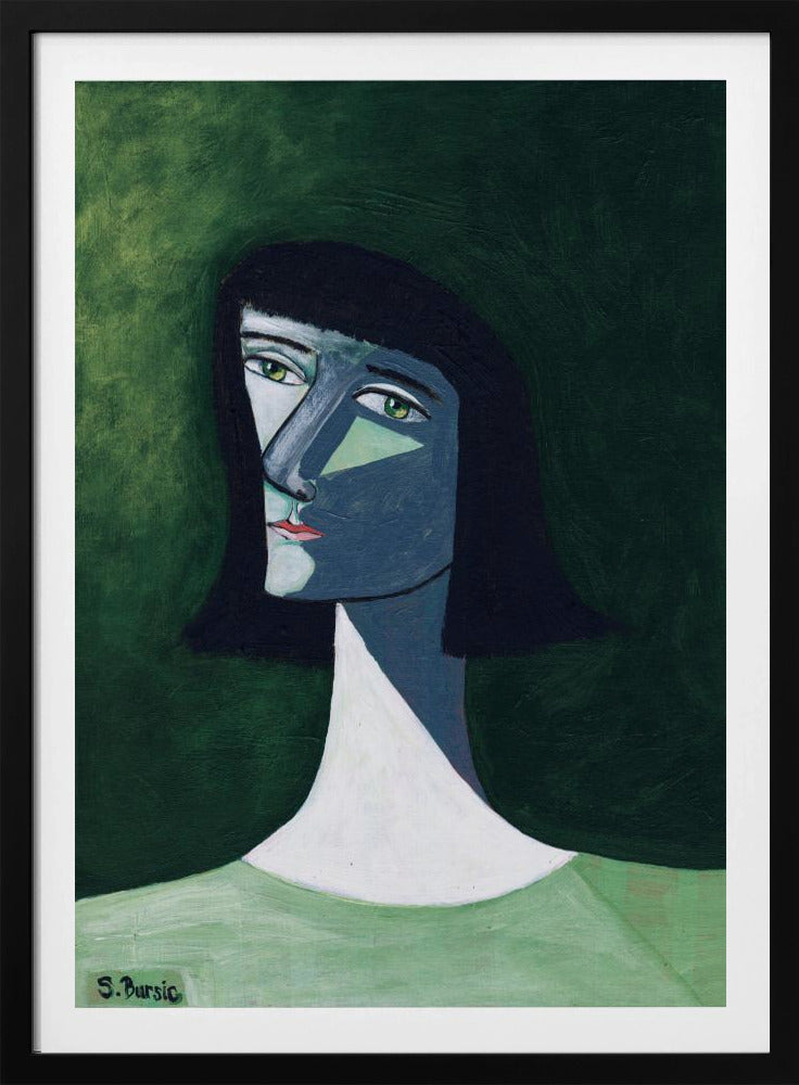 Frau im Licht | Poster