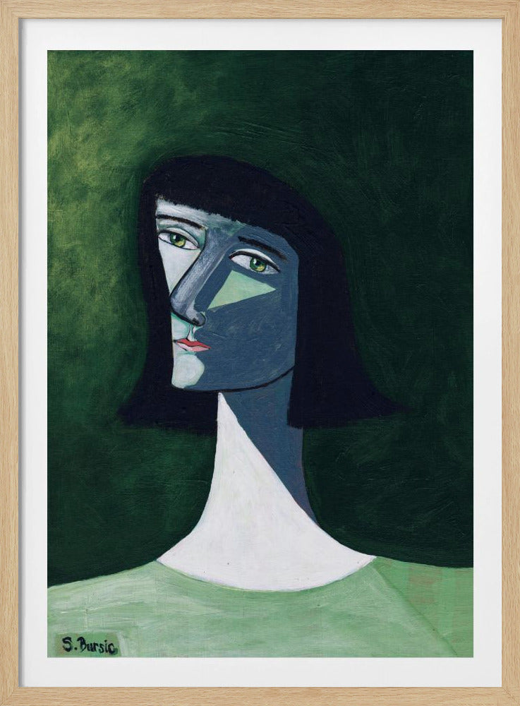Frau im Licht | Poster