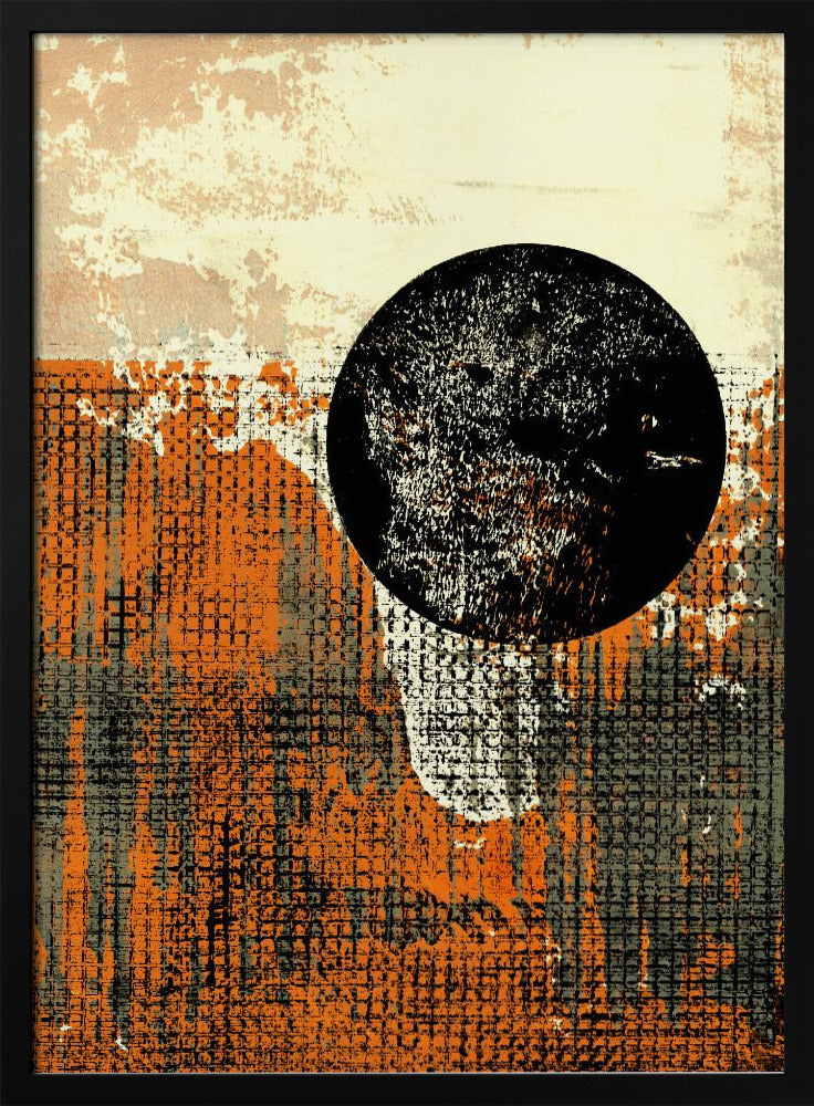 Sonnenfinsternis über Textur | Poster