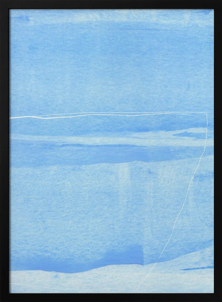 Coole azurblaue Horizonte | Poster