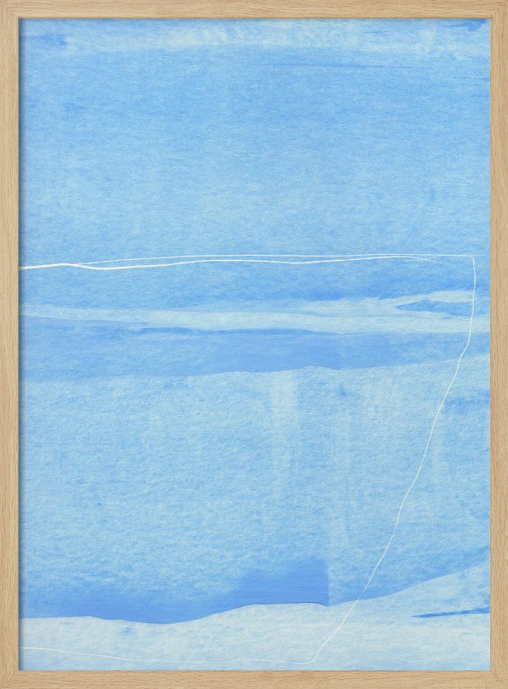 Coole azurblaue Horizonte | Poster
