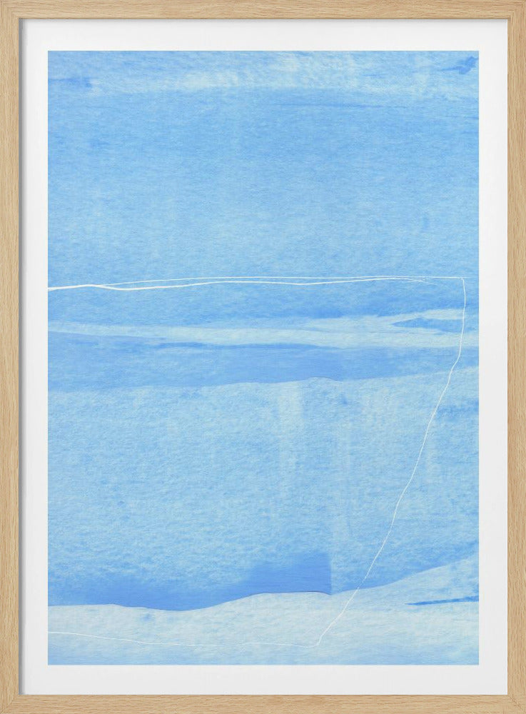 Coole azurblaue Horizonte | Poster
