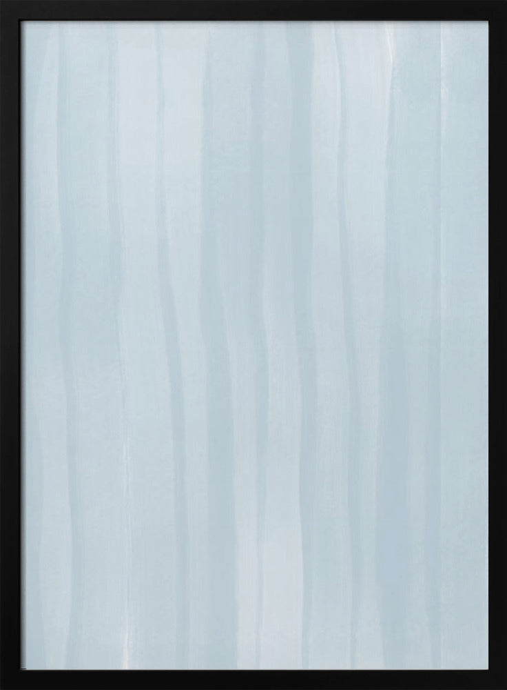 Blaue Linien auf hellem Hintergrund | Poster