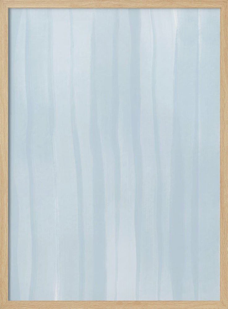 Blaue Linien auf hellem Hintergrund | Poster