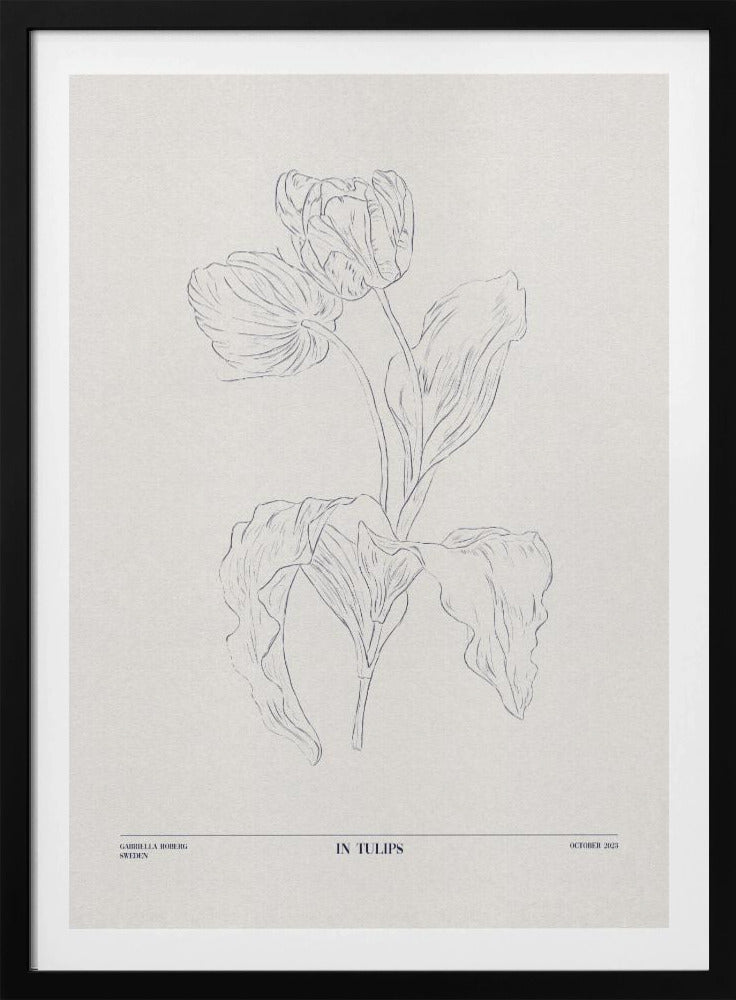 In Tulpen (blau) | Poster