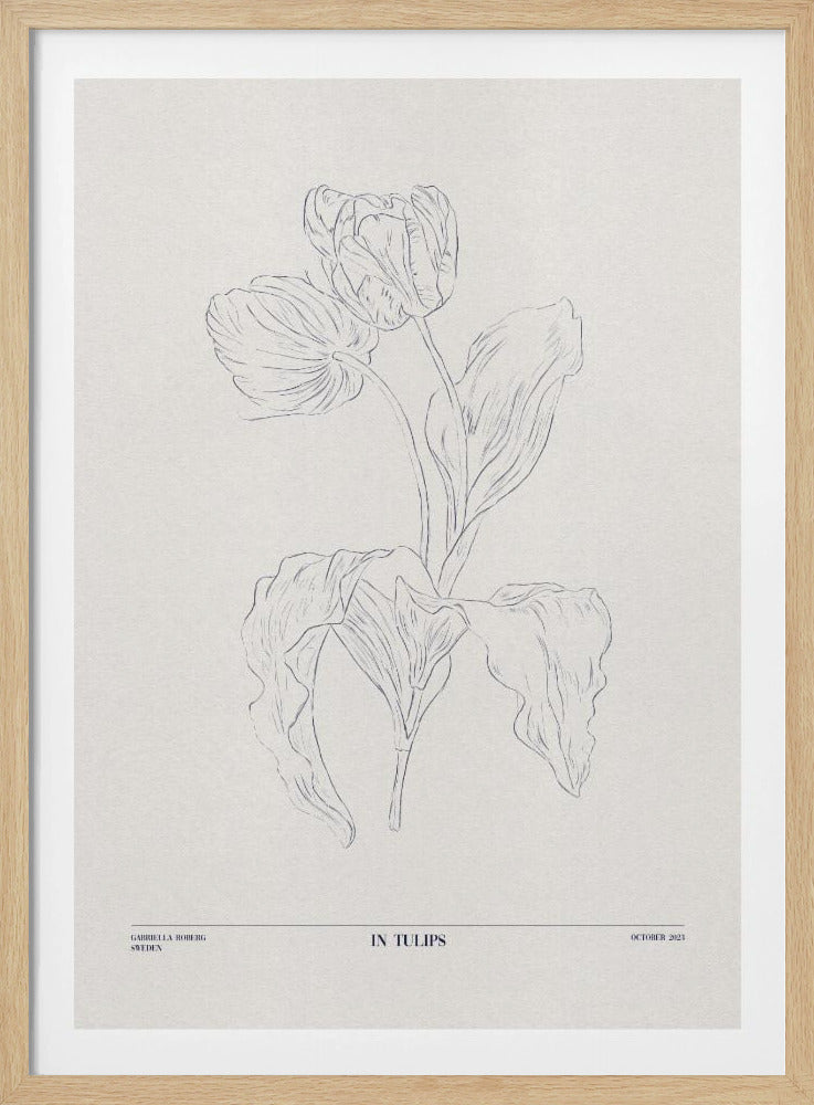 In Tulpen (blau) | Poster