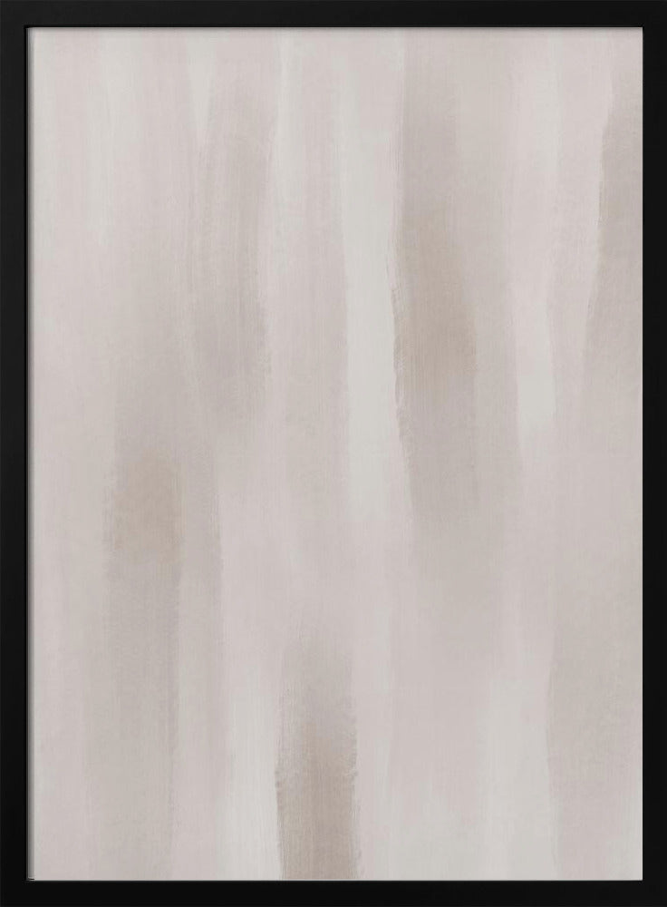 Beige Pinselstriche auf gedämpftem Hintergrund | Poster