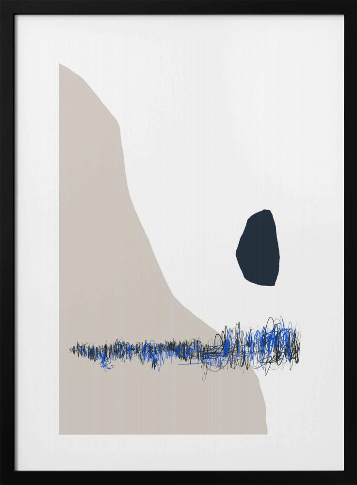 Abstraktes minimalistisches Kunstwerk | Poster
