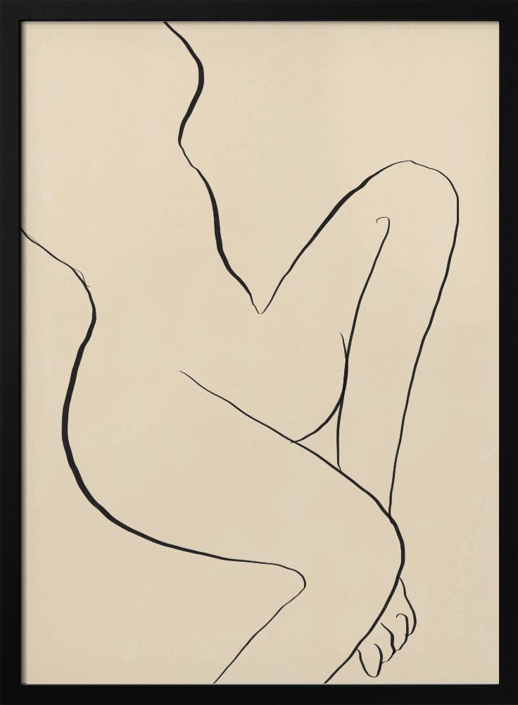 Elegante minimalistische Linienzeichnung | Poster