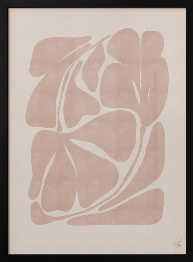 Beige Abstract Shapes | Poster