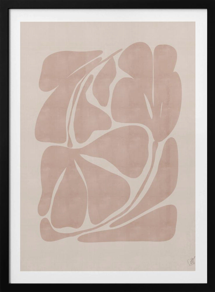 Beige Abstract Shapes | Poster