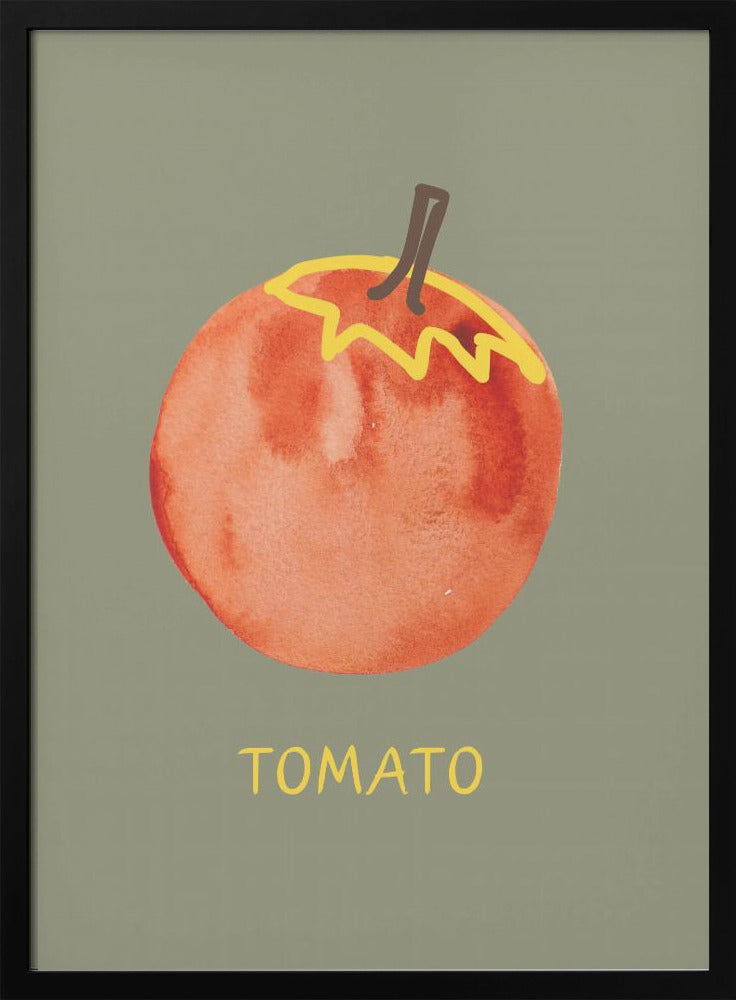 Tomate in Grün | Poster